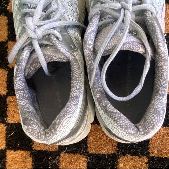 ASICS Gel Enhance Ultra 4.0 Running Sliver Grey & Pink 9 - Picture 3 of 9